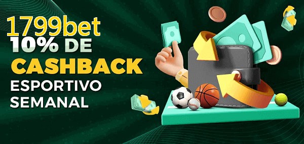 10% de bônus de cashback na 1799bet